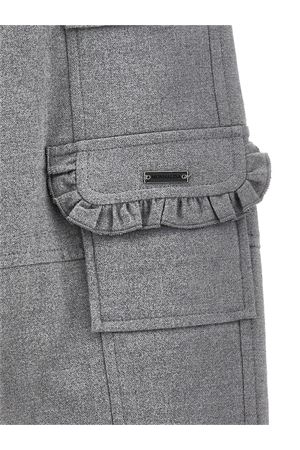 grey fabric trousers MONNALISA KIDS | 11F41461590032